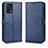 Custodia Portafoglio In Pelle Cover con Supporto C01X per Oppo A74 4G