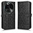 Custodia Portafoglio In Pelle Cover con Supporto C01X per Oppo Find X6 5G Nero