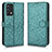 Custodia Portafoglio In Pelle Cover con Supporto C01X per Realme GT Master 5G Verde