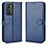 Custodia Portafoglio In Pelle Cover con Supporto C01X per Realme GT Neo 3T 5G Blu