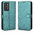 Custodia Portafoglio In Pelle Cover con Supporto C01X per Realme GT Neo2 5G Verde