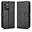 Custodia Portafoglio In Pelle Cover con Supporto C01X per Realme GT2 Pro 5G Nero