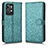 Custodia Portafoglio In Pelle Cover con Supporto C01X per Realme GT2 Pro 5G Verde