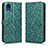 Custodia Portafoglio In Pelle Cover con Supporto C01X per Samsung Galaxy A03 Core Verde