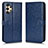 Custodia Portafoglio In Pelle Cover con Supporto C01X per Samsung Galaxy A13 4G Blu