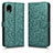 Custodia Portafoglio In Pelle Cover con Supporto C01X per Samsung Galaxy A22 5G SC-56B Verde