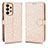 Custodia Portafoglio In Pelle Cover con Supporto C01X per Samsung Galaxy A33 5G Oro