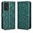 Custodia Portafoglio In Pelle Cover con Supporto C01X per Samsung Galaxy A53 5G Verde