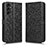 Custodia Portafoglio In Pelle Cover con Supporto C01X per Samsung Galaxy M44 5G Nero