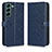 Custodia Portafoglio In Pelle Cover con Supporto C01X per Samsung Galaxy S22 5G