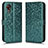 Custodia Portafoglio In Pelle Cover con Supporto C01X per Samsung Galaxy XCover 5 SM-G525F Verde