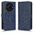 Custodia Portafoglio In Pelle Cover con Supporto C01X per Sharp Aquos R8 Pro Blu