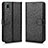 Custodia Portafoglio In Pelle Cover con Supporto C01X per Sony Xperia Ace III SO-53C Nero