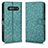 Custodia Portafoglio In Pelle Cover con Supporto C01X per Xiaomi Black Shark 4S Pro 5G Verde