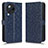 Custodia Portafoglio In Pelle Cover con Supporto C01X per Xiaomi Civi 3 5G Blu