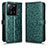 Custodia Portafoglio In Pelle Cover con Supporto C01X per Xiaomi Mi 13T 5G Verde