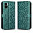 Custodia Portafoglio In Pelle Cover con Supporto C01X per Xiaomi Poco C50 Verde