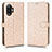 Custodia Portafoglio In Pelle Cover con Supporto C01X per Xiaomi Poco F3 GT 5G Oro