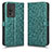 Custodia Portafoglio In Pelle Cover con Supporto C01X per Xiaomi Poco F5 Pro 5G Verde