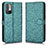 Custodia Portafoglio In Pelle Cover con Supporto C01X per Xiaomi POCO M3 Pro 5G Verde