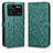 Custodia Portafoglio In Pelle Cover con Supporto C01X per Xiaomi Poco M4 Pro 4G Verde