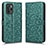 Custodia Portafoglio In Pelle Cover con Supporto C01X per Xiaomi Poco X3 GT 5G Verde