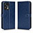 Custodia Portafoglio In Pelle Cover con Supporto C01X per Xiaomi Poco X4 GT 5G Blu