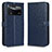 Custodia Portafoglio In Pelle Cover con Supporto C01X per Xiaomi Poco X4 Pro 5G Blu