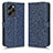 Custodia Portafoglio In Pelle Cover con Supporto C01X per Xiaomi Poco X5 Pro 5G Blu