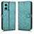 Custodia Portafoglio In Pelle Cover con Supporto C01X per Xiaomi Redmi 10 5G Verde