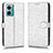 Custodia Portafoglio In Pelle Cover con Supporto C01X per Xiaomi Redmi 10 Prime Plus 5G Argento