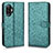 Custodia Portafoglio In Pelle Cover con Supporto C01X per Xiaomi Redmi K40 Gaming 5G Verde