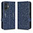 Custodia Portafoglio In Pelle Cover con Supporto C01X per Xiaomi Redmi K50 Gaming AMG F1 5G Blu