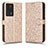 Custodia Portafoglio In Pelle Cover con Supporto C01X per Xiaomi Redmi K60E 5G Oro