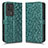 Custodia Portafoglio In Pelle Cover con Supporto C01X per Xiaomi Redmi K60E 5G Verde