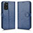 Custodia Portafoglio In Pelle Cover con Supporto C01X per Xiaomi Redmi Note 11 4G (2022) Blu