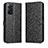 Custodia Portafoglio In Pelle Cover con Supporto C01X per Xiaomi Redmi Note 11 Pro 4G Nero