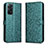 Custodia Portafoglio In Pelle Cover con Supporto C01X per Xiaomi Redmi Note 11 Pro 4G Verde