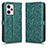 Custodia Portafoglio In Pelle Cover con Supporto C01X per Xiaomi Redmi Note 12 Explorer Verde