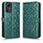 Custodia Portafoglio In Pelle Cover con Supporto C01X per Xiaomi Redmi Note 12S Verde