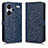 Custodia Portafoglio In Pelle Cover con Supporto C01X per Xiaomi Redmi Note 13 Pro+ Plus 5G Blu