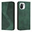 Custodia Portafoglio In Pelle Cover con Supporto C02 per Xiaomi Mi 11 Lite 5G Verde