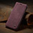 Custodia Portafoglio In Pelle Cover con Supporto C02S per Google Pixel 7 Pro 5G Rosso Rosa