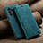 Custodia Portafoglio In Pelle Cover con Supporto C02S per Samsung Galaxy A13 4G Blu