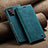 Custodia Portafoglio In Pelle Cover con Supporto C02S per Samsung Galaxy A32 5G Blu