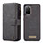 Custodia Portafoglio In Pelle Cover con Supporto C02S per Samsung Galaxy S20 Plus