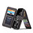 Custodia Portafoglio In Pelle Cover con Supporto C02S per Samsung Galaxy S20 Plus