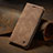 Custodia Portafoglio In Pelle Cover con Supporto C02S per Xiaomi Redmi Note 11 Pro 5G Marrone Chiaro