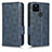 Custodia Portafoglio In Pelle Cover con Supporto C02X per Google Pixel 4a 5G Blu