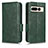 Custodia Portafoglio In Pelle Cover con Supporto C02X per Google Pixel 7 Pro 5G Verde